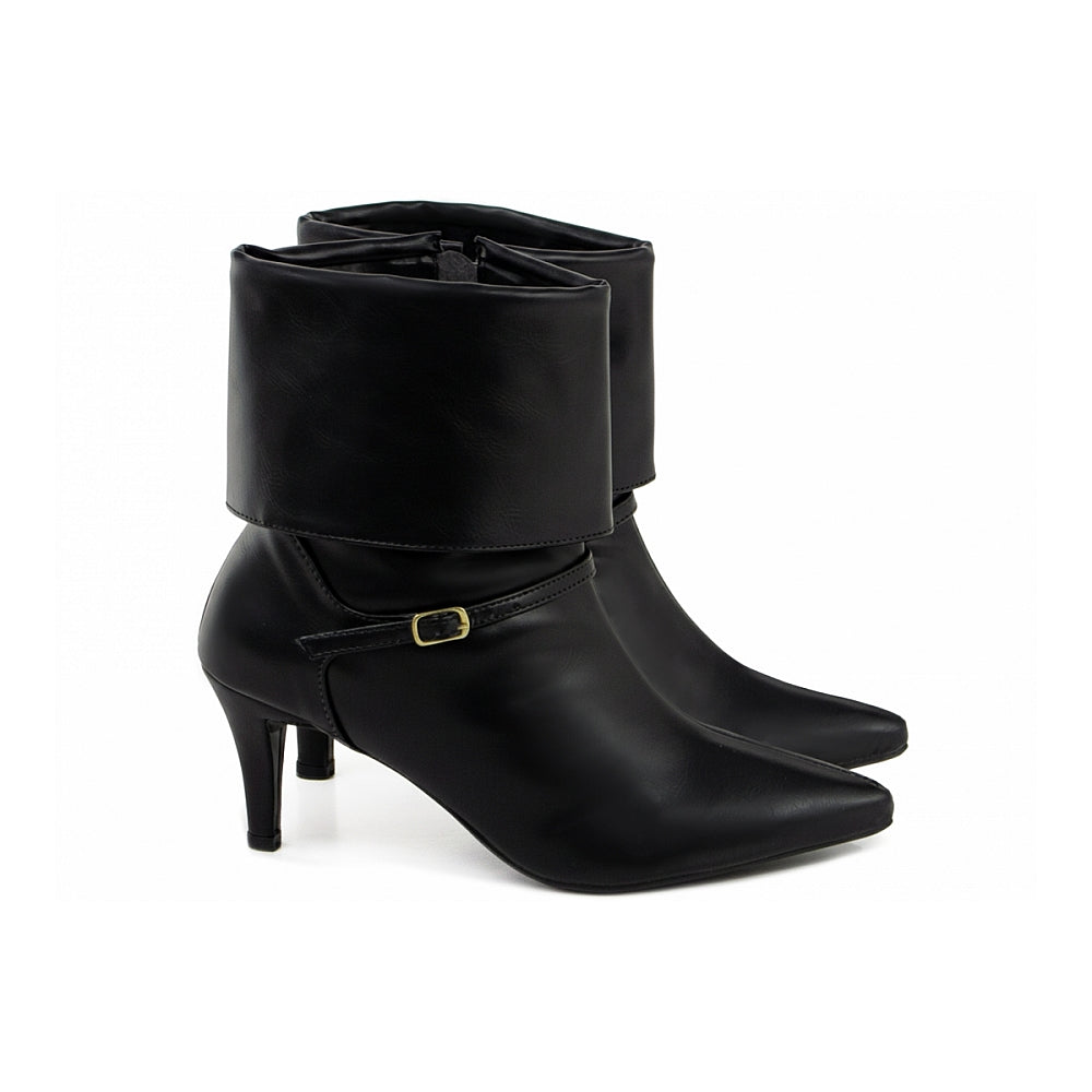 Bota Ankle Boot Capa Cano Curto