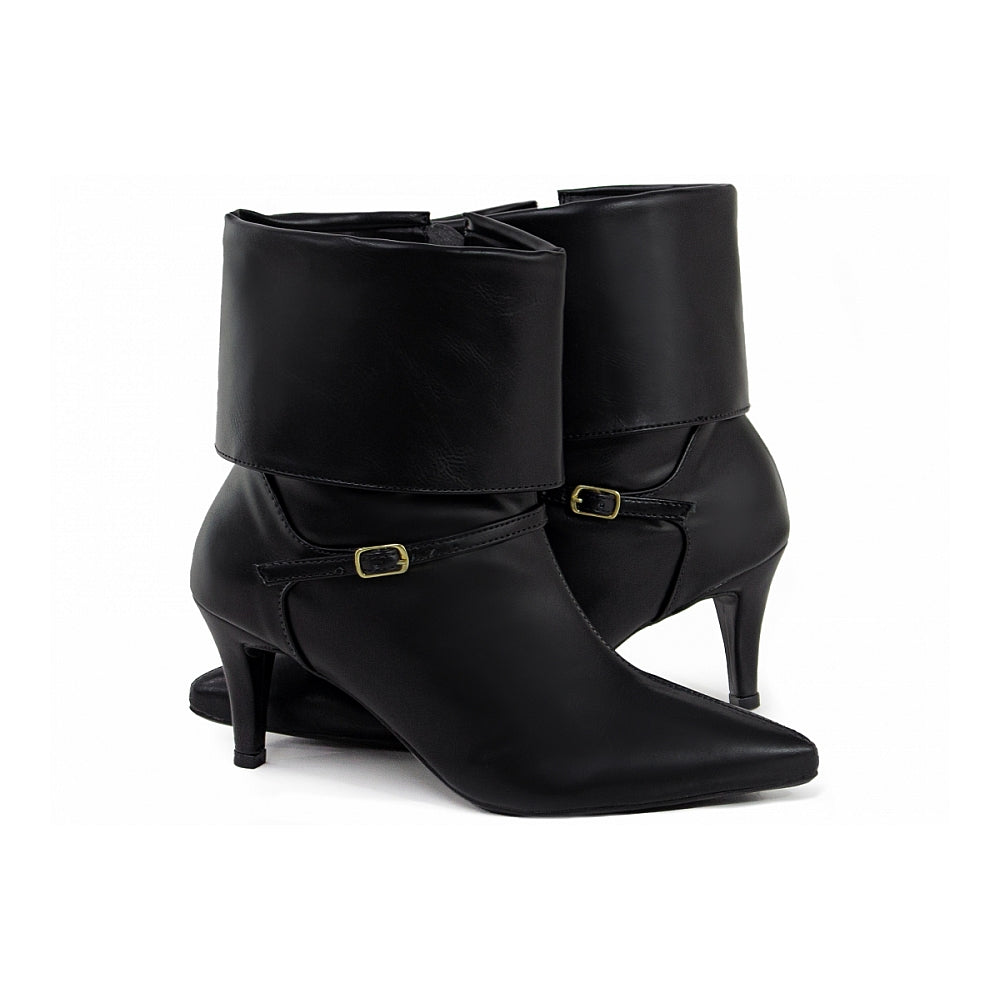 Bota Ankle Boot Capa Cano Curto